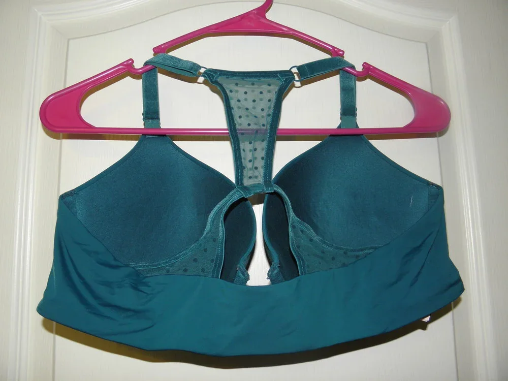 Victoria's Secret Bra: Perfect Shape, 38D, Dark Teal, front closure - Picture 5 of 6